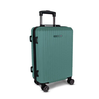 Малый чемодан под ручную кладь Swissbrand Riga 2.0 на 31 л из пластика Зеленый