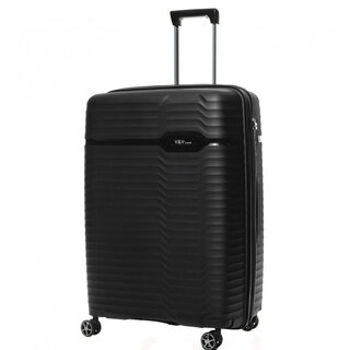 Средний чемодан V&V Travel Summer Breeze на 85/97 л весом 3,2 кг из полипропилена Черный