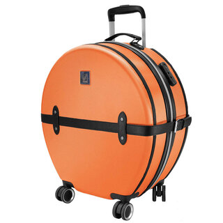 Винтажный круглый чемодан Semi Line на 49 литров Оранжевый